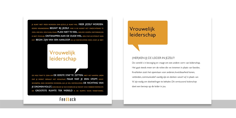 feedback brochure